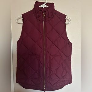 J crew quilted vest